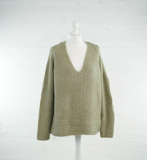 Strickpullover "MARINA" army green (GW202)