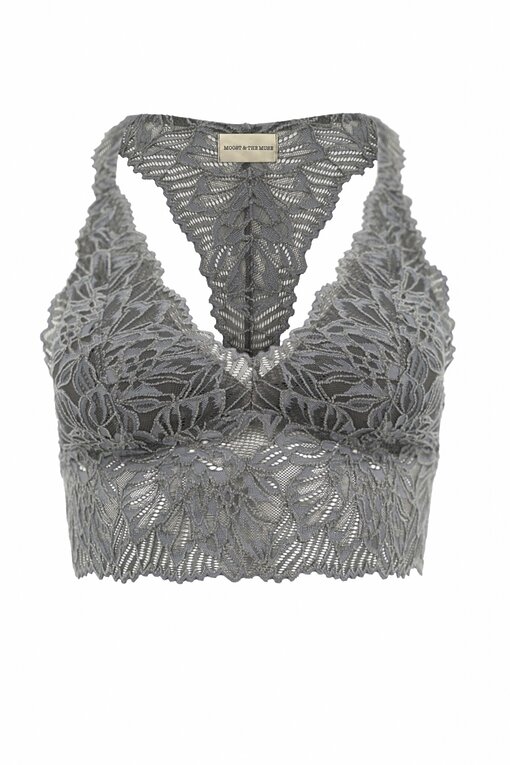 Spitzen Bralette "LINA" clark grey (MW04)