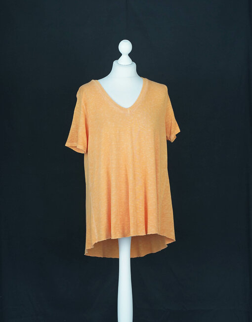 Kurzarm-Shirt ,,EMMA" vintage orange (BA29)