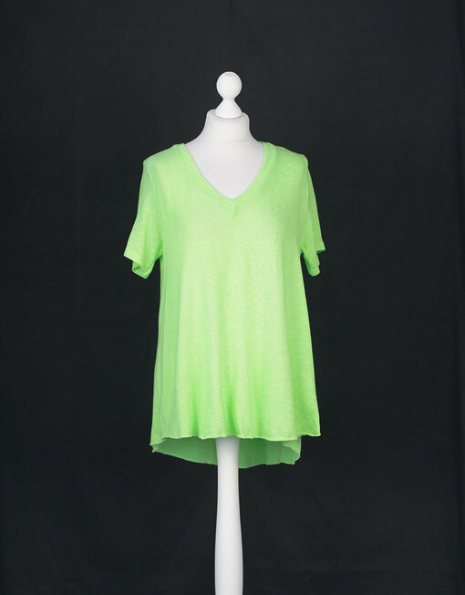 Kurzarm-Shirt ,,EMMA" neon grün (BA29)