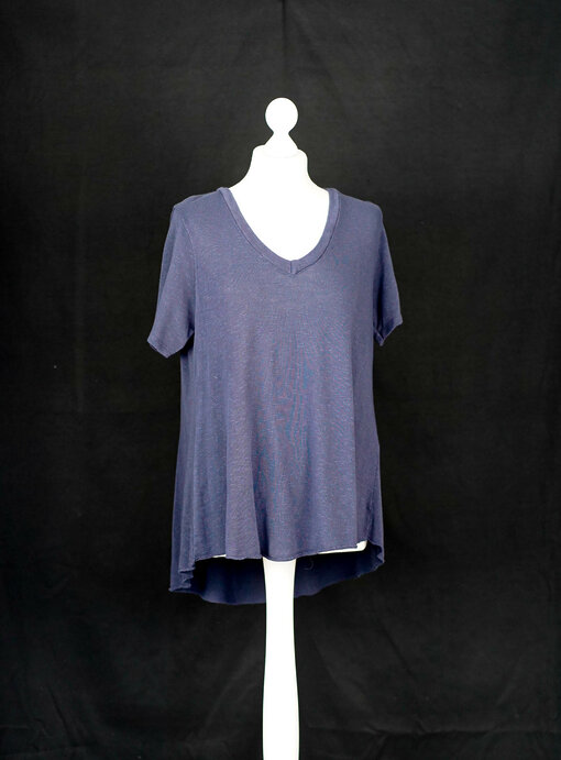 Kurzarm-Shirt ,,EMMA" dunkelblau (BA29)