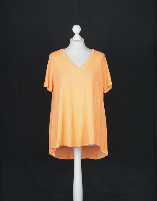 Kurzarm-Shirt ,,EMMA" neon orange (BA29)