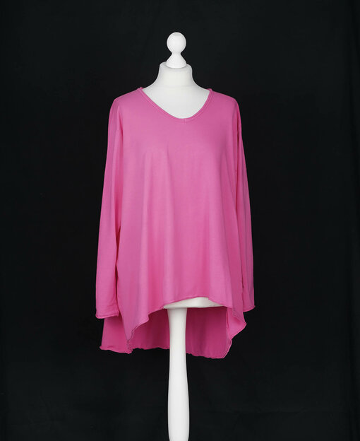Langarm-Shirt "SASKIA" pink (BA03)