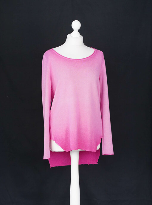Langarm-Shirt "LEONIE" pink melange (BA85)