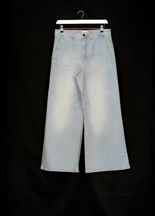 Wide Leg Jeans "RYLEE" - vintage grey (GB07)