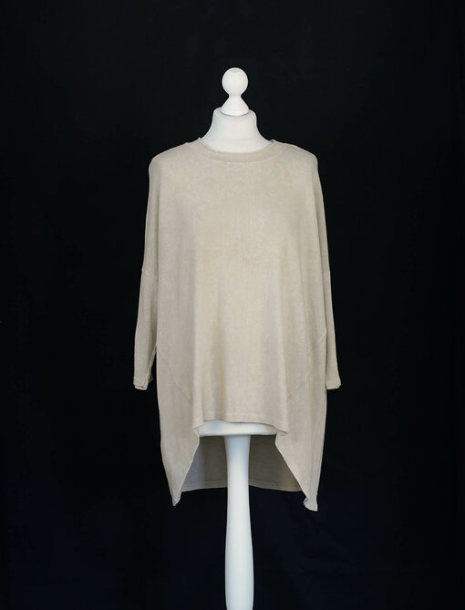 Basic-Shirt "SABRINA" beige (BA92)