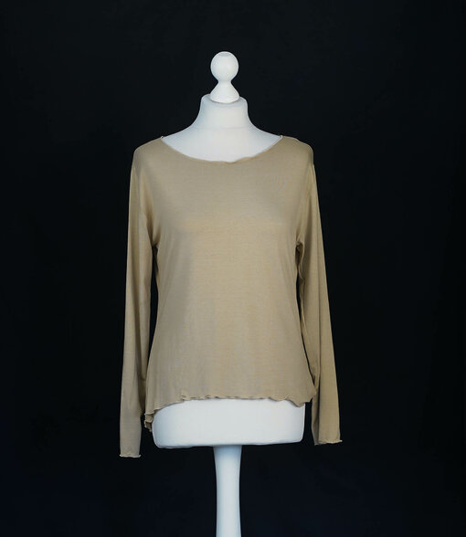 Langarmshirt "EVA" sand (BA81)