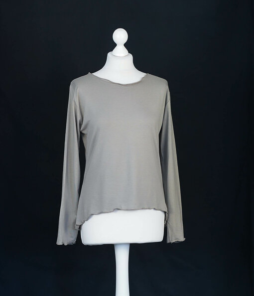 Langarmshirt "EVA" taupe (BA81)