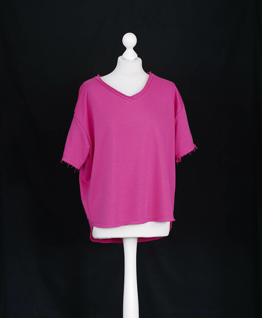Kurzarm Sweater "MADISON" pink (GW54)
