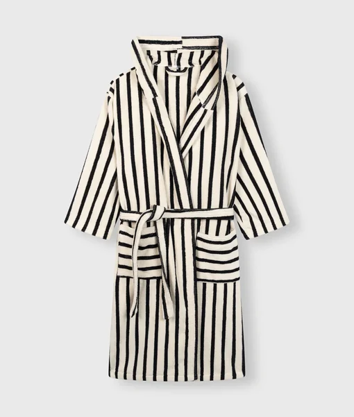 10DAYS - Bathrobe Stripes "ALEA" ecru/black (10D100)