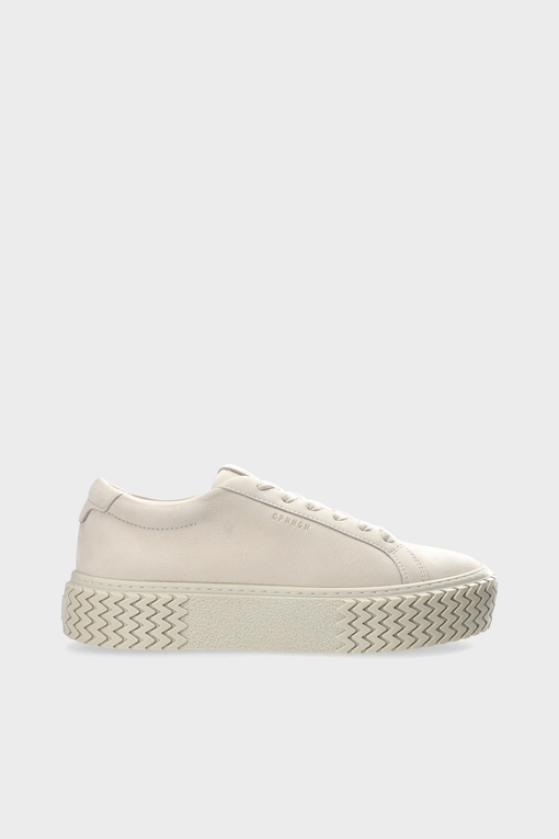 Low-top Sneaker "CHLOE" nabuc cream (CPH01)