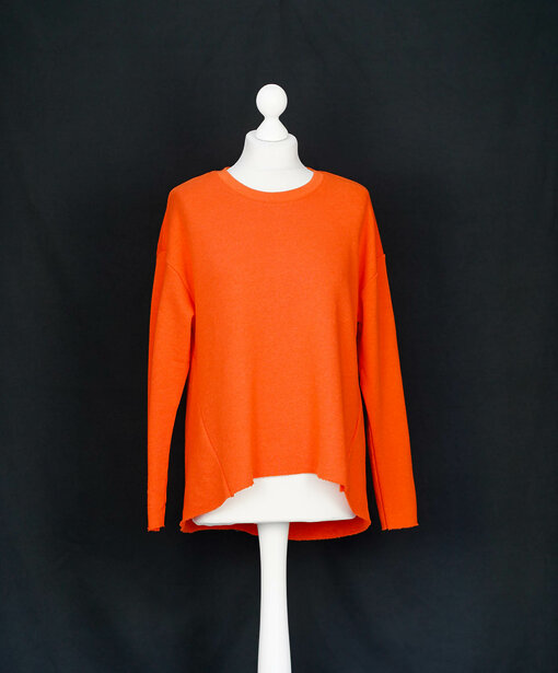 Longsleeve “VALENTINA” true orange (ER73)