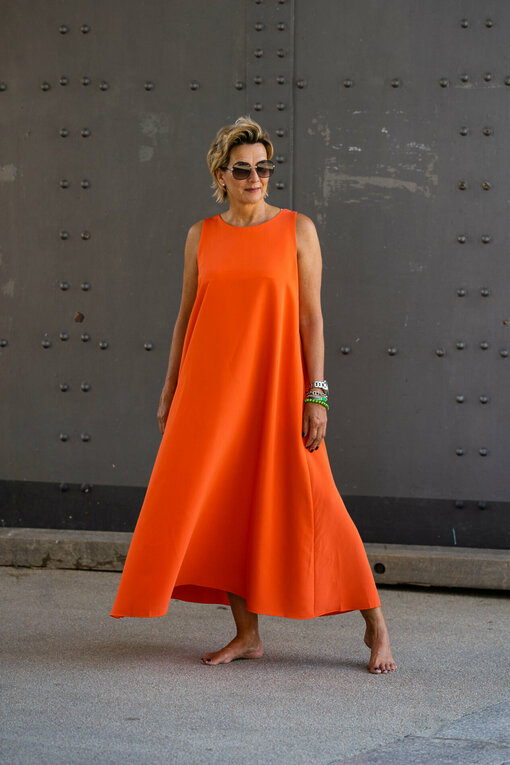 A-Linien Kleid “ARABELLA” orange (GW82)