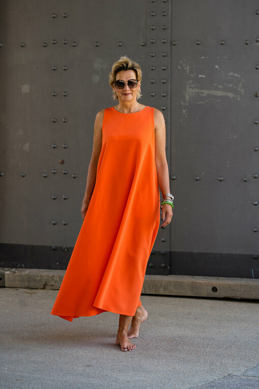 A-Linien Kleid “ARABELLA” orange (GW82)