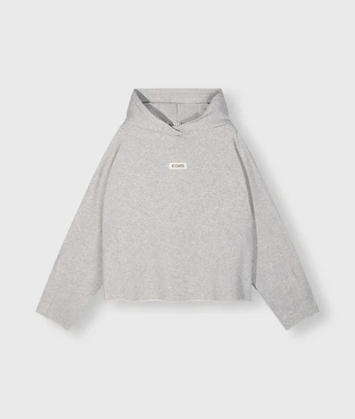 Statement Hoodie "MAYA" light grey melee (10D109)