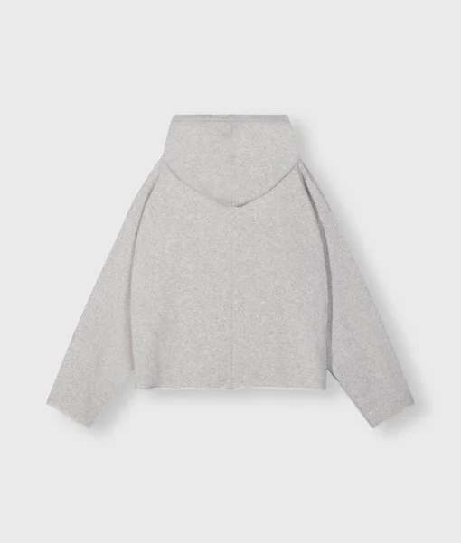 Statement Hoodie "MAYA" light grey melee (10D109)