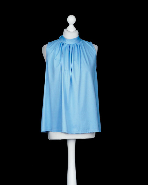 Elegantes Top "ANOUK" hellblau (BA04)