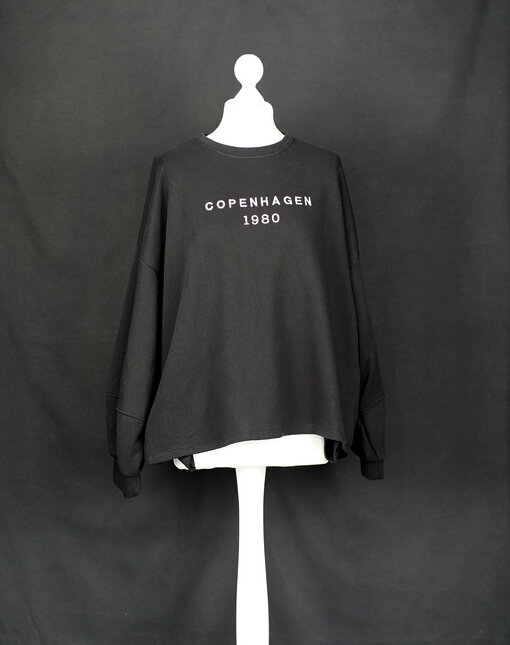 Statement Sweatshirt "SWANTJE" schwarz (GW87)