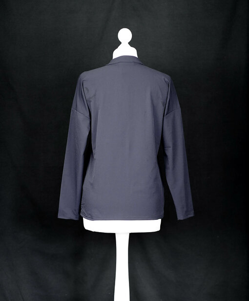 Edles Blusen-Langarmshirt "STELLA" marine (TQ06)