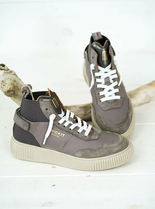 High Sneaker "PARISSA" -taupe/olive (CR21)