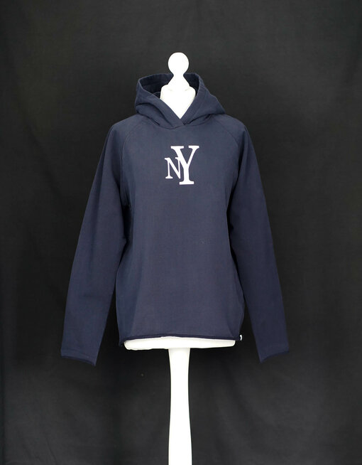 Trendiger Hoodie "VALEA" navy/white (PI79)