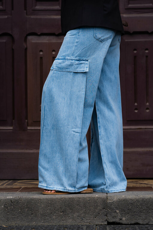 Weite Cargo Jeans "LILLI" (ER104)