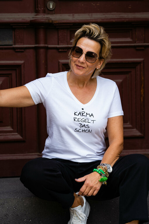 Statement Shirt “KARMA REGELT…” (ST17)