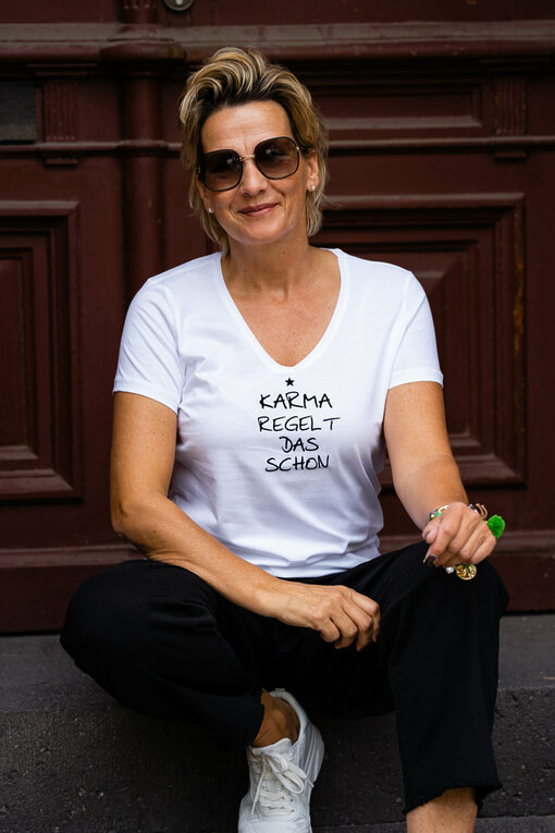 Statement Shirt “KARMA REGELT…” (ST17)