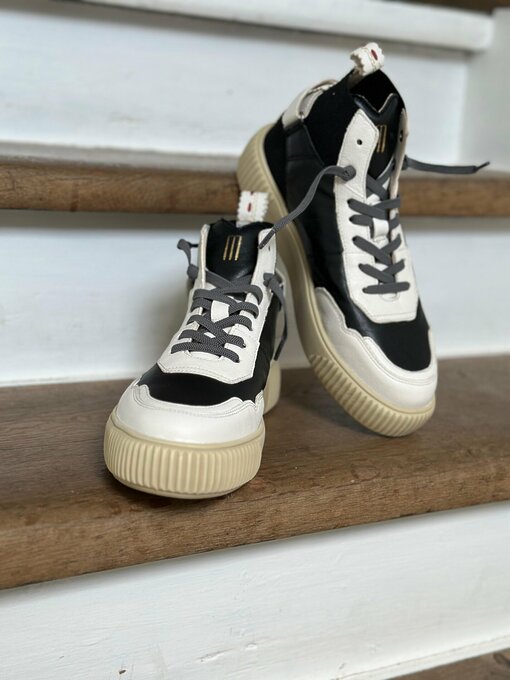 High Sneaker "PARISSA" - schwarz/offwhite (CR19)