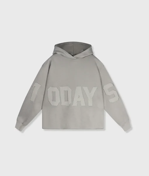 Statement Hoodie "ELIN" graphite (10D106)