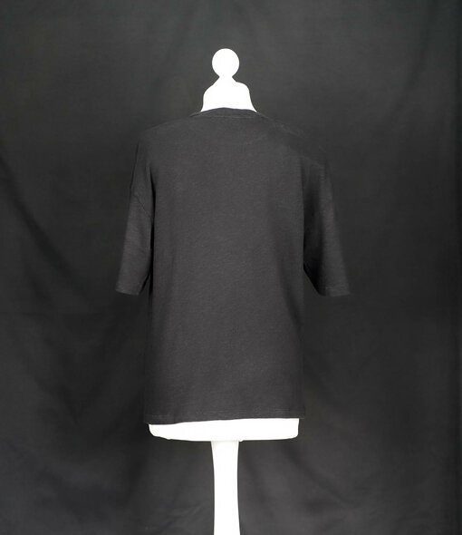 Lockeres Shirt "EKATERINA" balck/white (PI13)