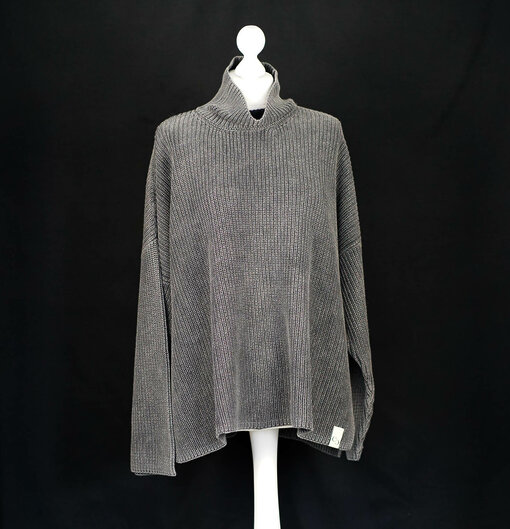 Oversized Strickpullover "FANJA" black (CC07)