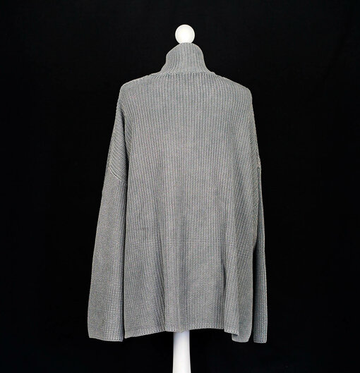 Oversized Strickpullover "FANJA" grey (CC07)