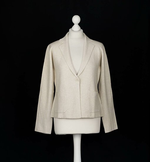 Feinstrick Blazer "TANJA" beige (GW208)