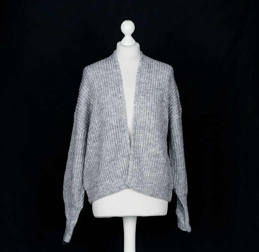 Lockerer Cardigan "FABIENNE" grau (GW207)