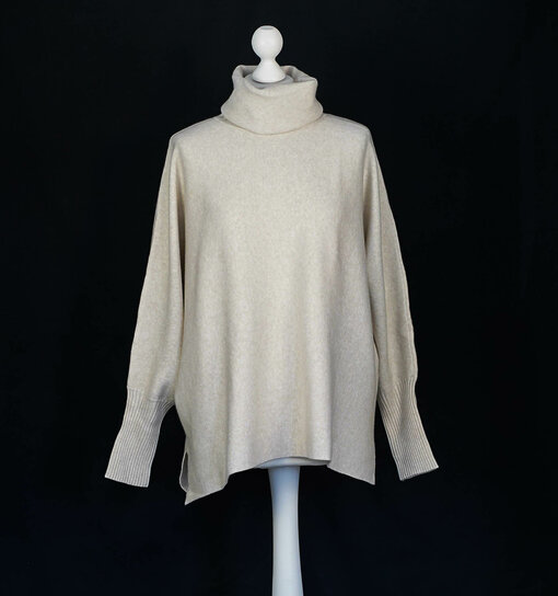 Oversized Strickpulli "SOPHIA" beige (GW205)