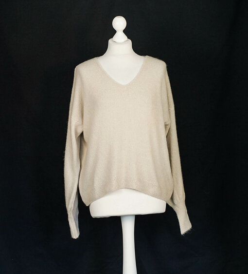 Kuscheliger Strickpullover "CELESTE" beige (GW219)