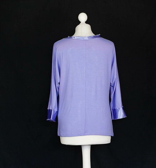 Feines Shirt "Lorenza" flieder (BA09)