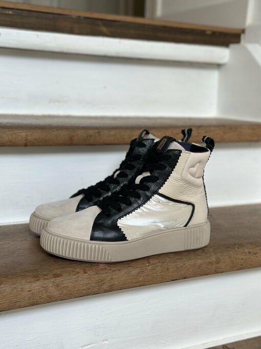 High Sneaker “NIMA” – offwhite/champagner (CR20)