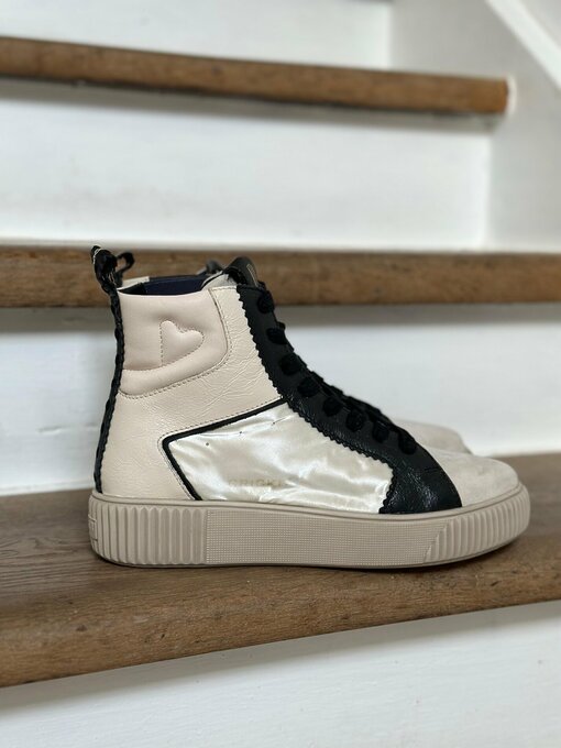 High Sneaker “NIMA” – offwhite/champagner (CR20)