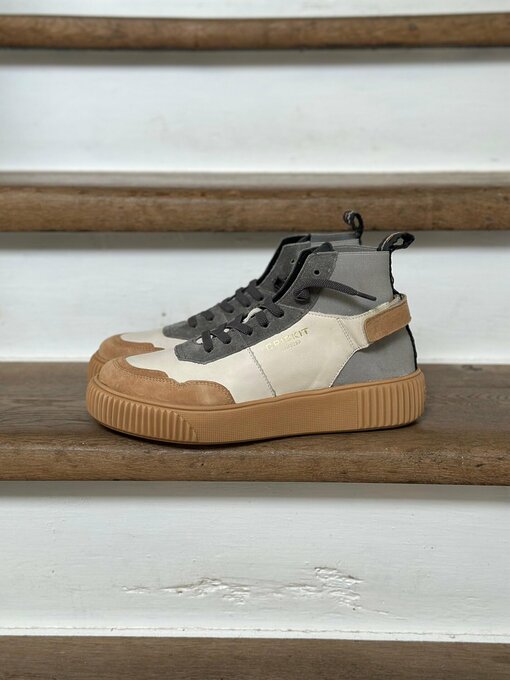 High Sneaker “PARISSA” -offwhite/beige-grCR18)