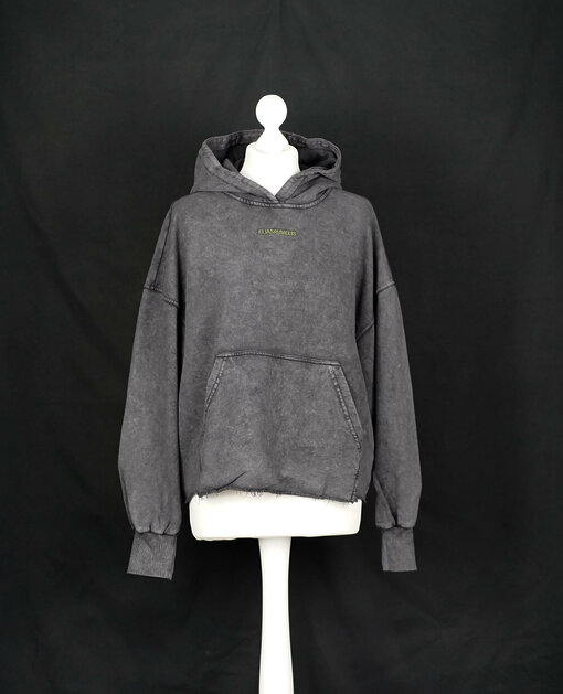 Legerer Hoodie "TEODORA" black  (ER41)