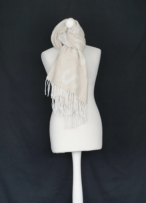 Bicolor Schal "SHAWL 1" beige (CPH111)