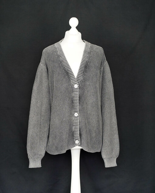 Oversized Cardigan "KRISTI" black (CC06)