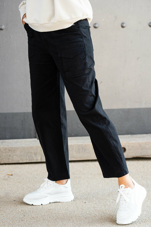 7/8 Jeans "RAISSA" - black (ER92)