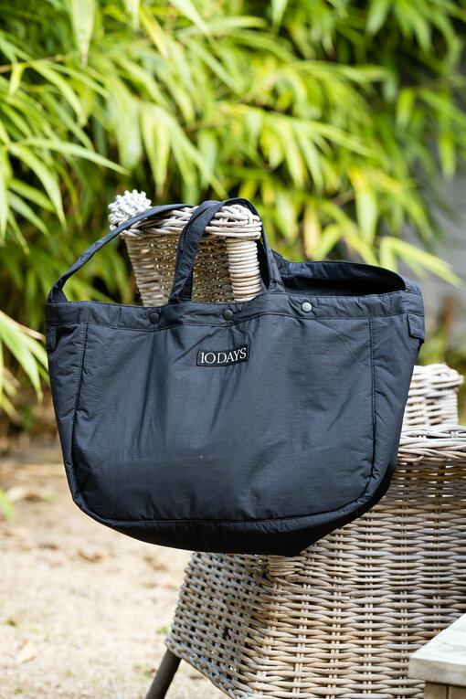 Padded Shopper "SAMIRA" black (10D67)