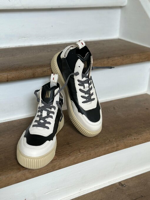 High Sneaker "PARISSA" - schwarz/offwhite (CR19)