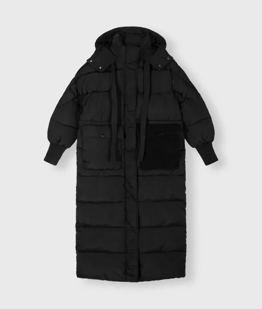 Long Puffer Jacket "OLIVIA" black (10D81)