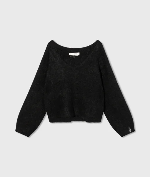 Feiner Strickpullover "BLUNA" black (10D125)