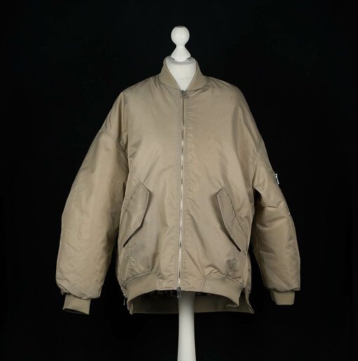 Coole Bomberjacke "ANNABELLE" beige/leo (GW60)